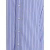 Margiela Blue Cotton Pattern Shirt