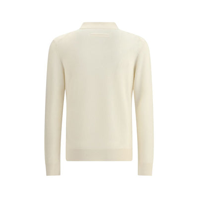 ZEGNA Weißes Kaschmirhemd