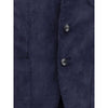 Gi Capri Blue Cotton Two-Piece Suit