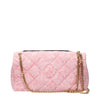 Versace Pink Fabric Shoulder Bag
