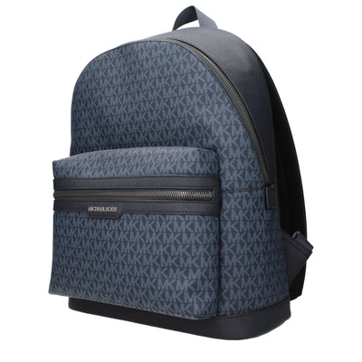 Michael Kors Blue Fabric Backpack