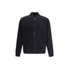Laneus Black Merino Wool Bomber