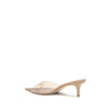 Gianvito Rossi Beige Polyurethan-Stiletto-Sandalen