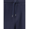 Brunello Cucinelli Blue Cashmere Athletic Pants