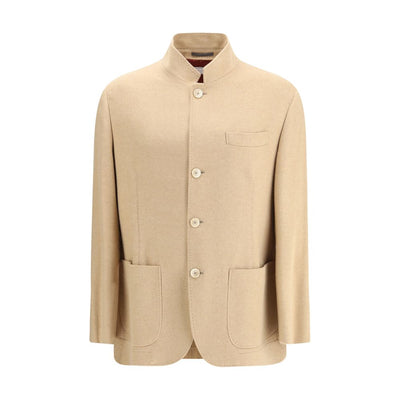 Brunello Cucinelli Beige Cashmere Coat