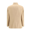 Brunello Cucinelli Beige Cashmere Coat