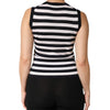 Dolce & Gabbana Black White Cashmere Silk Sleeveless Top