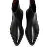 Dolce & Gabbana Black Studded Chelsea Short Ankle Boots Shoes