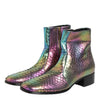 Dolce & Gabbana Multicolor Chelsea Short Ankle Boots Shoes