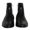 Dolce & Gabbana Black Leather Chelsea Short Ankle Boots  Shoes