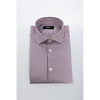 Baldinini Trend Purple Cotton Men Shirt