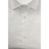 Baldinini Trend White Cotton Men's Shirt