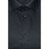 Baldinini Trend Black Cotton Men Shirt