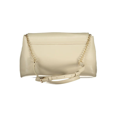 Mario Valentino Beige Polyurethane Women Handbag
