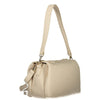 Mario Valentino Beige Polyurethane Women Shoulder Bag