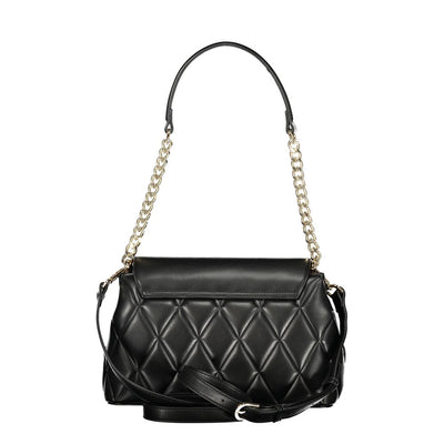 Mario Valentino Nero Polyurethane Women Shoulder Bag