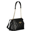 Mario Valentino Nero Polyurethane Women Shoulder Bag