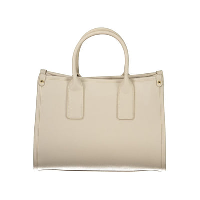 Mario Valentino Beige Polyurethane Women Handbag