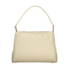 Mario Valentino Beige Polyurethane Women Shoulder Bag