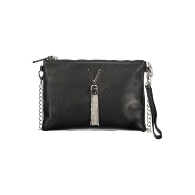Mario Valentino Black Polyurethane Women's Shoulder Bag