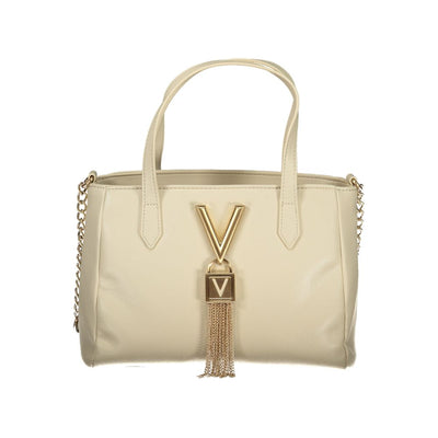 Mario Valentino Beige Polyurethane Women Handbag