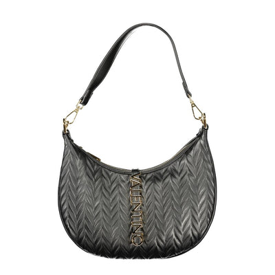 Mario Valentino Black Polyurethane Women Shoulder Bag