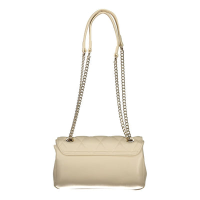 Mario Valentino Beige Polyurethane Women Handbag