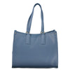 Mario Valentino Blu Polyurethane Women Handbag