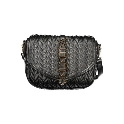 Mario Valentino Nero Poliuretano Woman Shoulder Bag