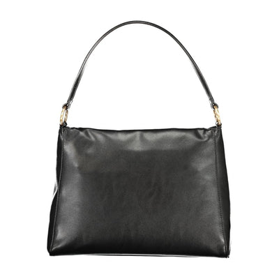 Mario Valentino Black Polyurethane Women Shoulder Bag