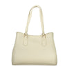 Mario Valentino Beige Polyurethane Women Handbag