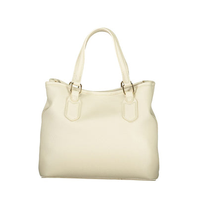 Mario Valentino Beige Polyurethane Women Handbag
