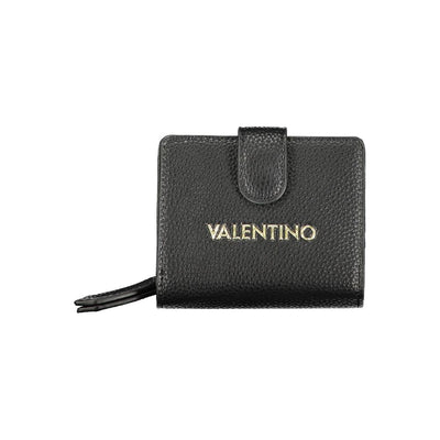 Mario Valentino Black Polyurethane Women Wallet