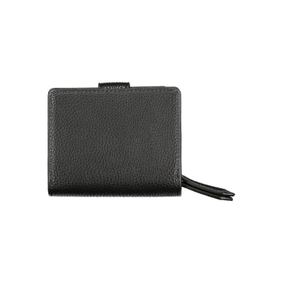 Mario Valentino Black Polyurethane Women Wallet