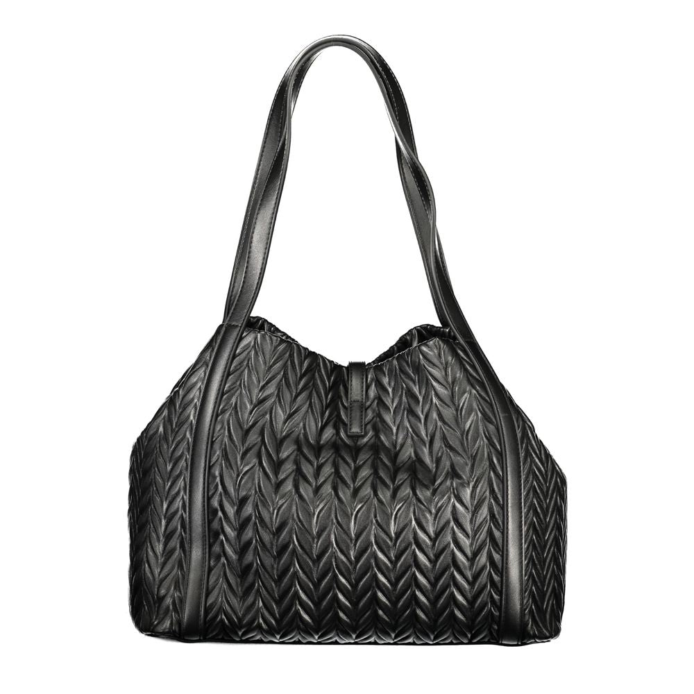 Mario Valentino Nero Poliuretano Women Shoulder Bag