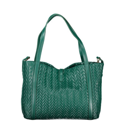 Mario Valentino Verde Poliuretano Women Shoulder Bag