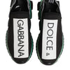 Dolce & Gabbana Black Slip On Sorrento Men Sneakers Shoes