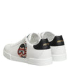 Dolce & Gabbana White Leather #DGFAMILY Men Sneakers Shoes