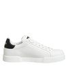 Dolce & Gabbana White Leather #DGFAMILY Men Sneakers Shoes