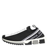 Dolce & Gabbana Black Slip On Sorrento Men Sneakers Shoes
