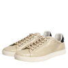 Dolce & Gabbana Beige London Low Top Leather Sneakers Shoes