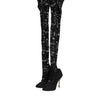 Dolce & Gabbana Black Taormina Lace Socks Pumps Boots Shoes