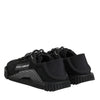 Dolce & Gabbana Black Logo Lace Low Top NS1 Sneakers Shoes