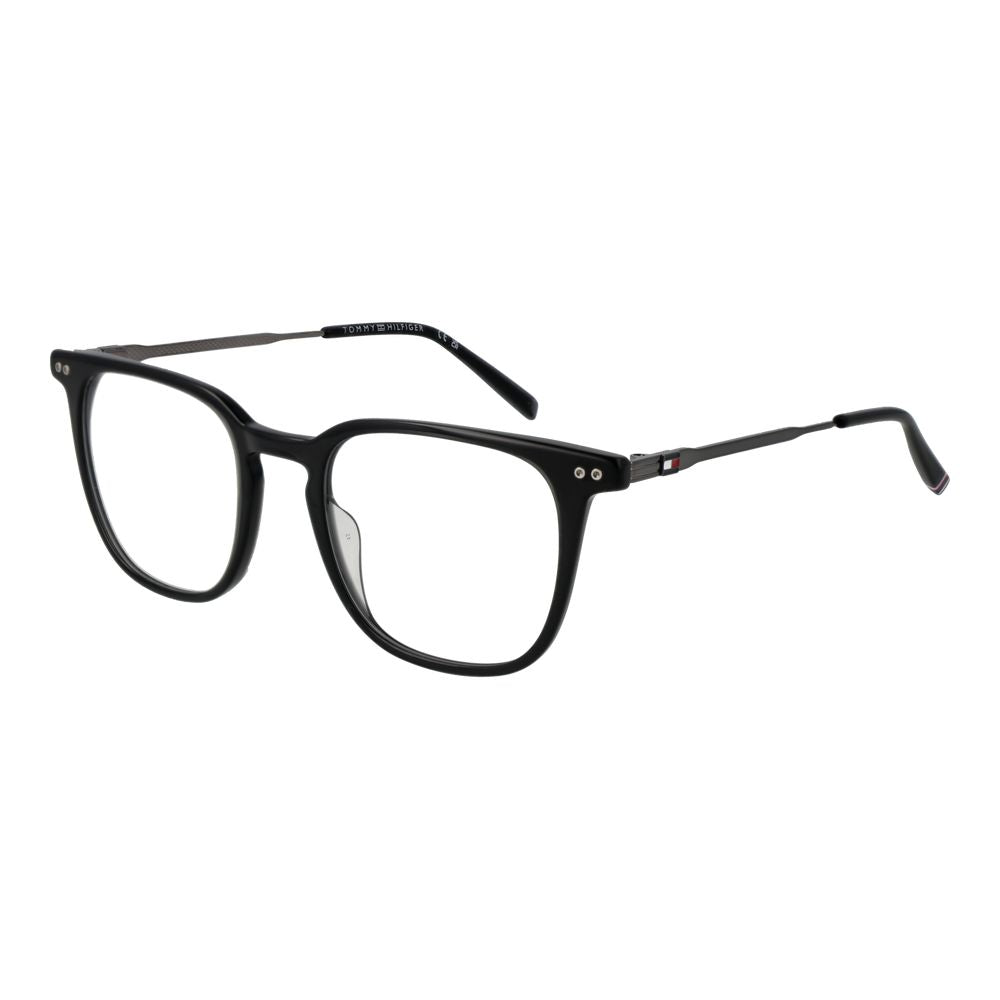 Tommy Hilfiger Brille aus schwarzem Acetat (Gestell)