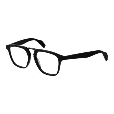 Yohji Yamamoto Schwarze Kunststoffbrille (Gestell)