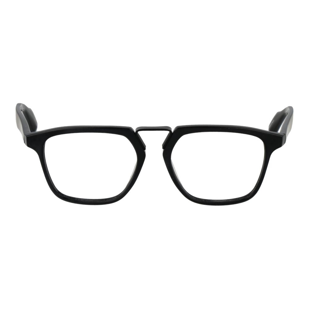 Yohji Yamamoto Schwarze Kunststoffbrille (Gestell)