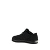 Y-3 Schwarze Leder-Sneaker (niedriger Schaft)