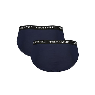 Trussardi Blue Cotton Men Underwear
