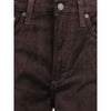 Citizens of Humanity Brown Cotton Straight-Leg Jeans