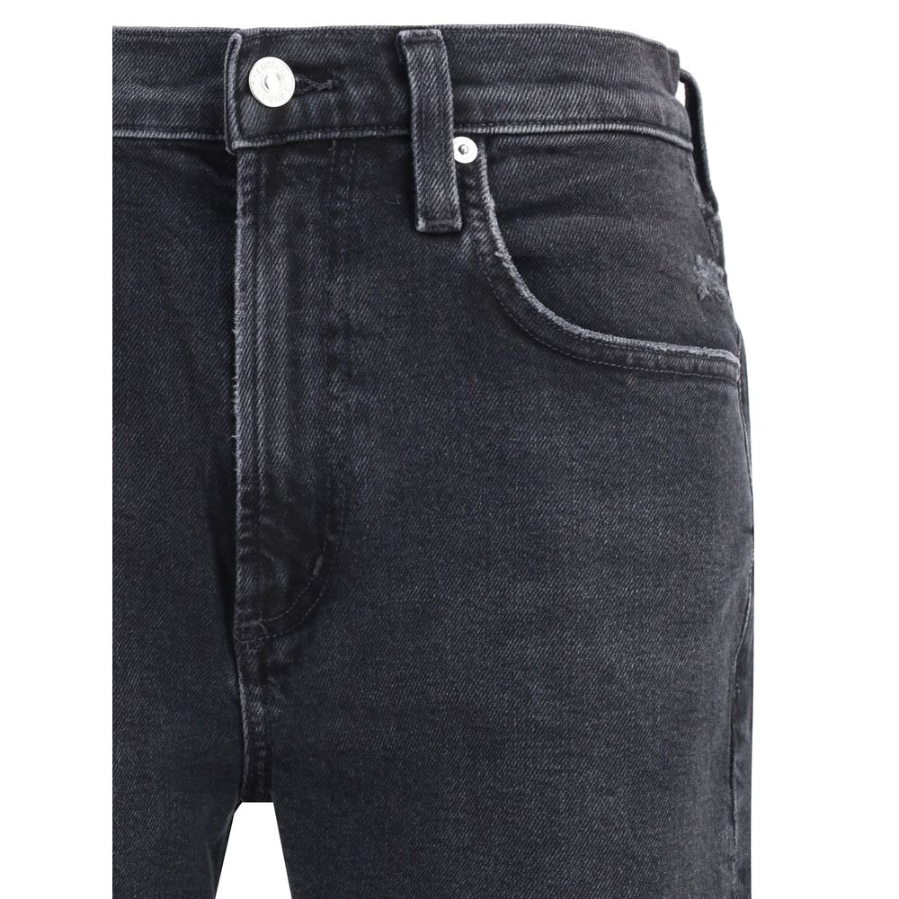 Citizens of Humanity Jeans aus blauer Baumwolle mit geradem Bein